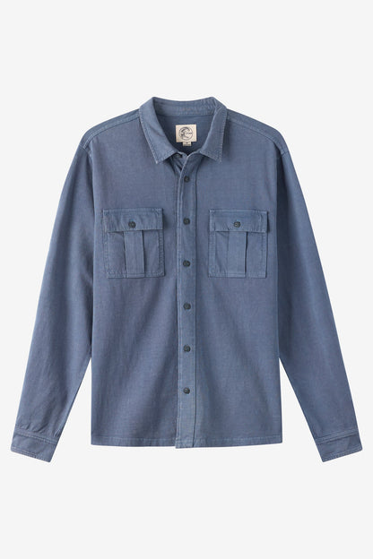 O'Riginals Long Sleeve Button Front Knit Shirt