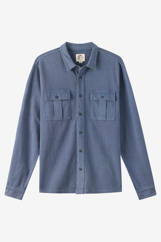 O'Riginals Long Sleeve Button Front Knit Shirt