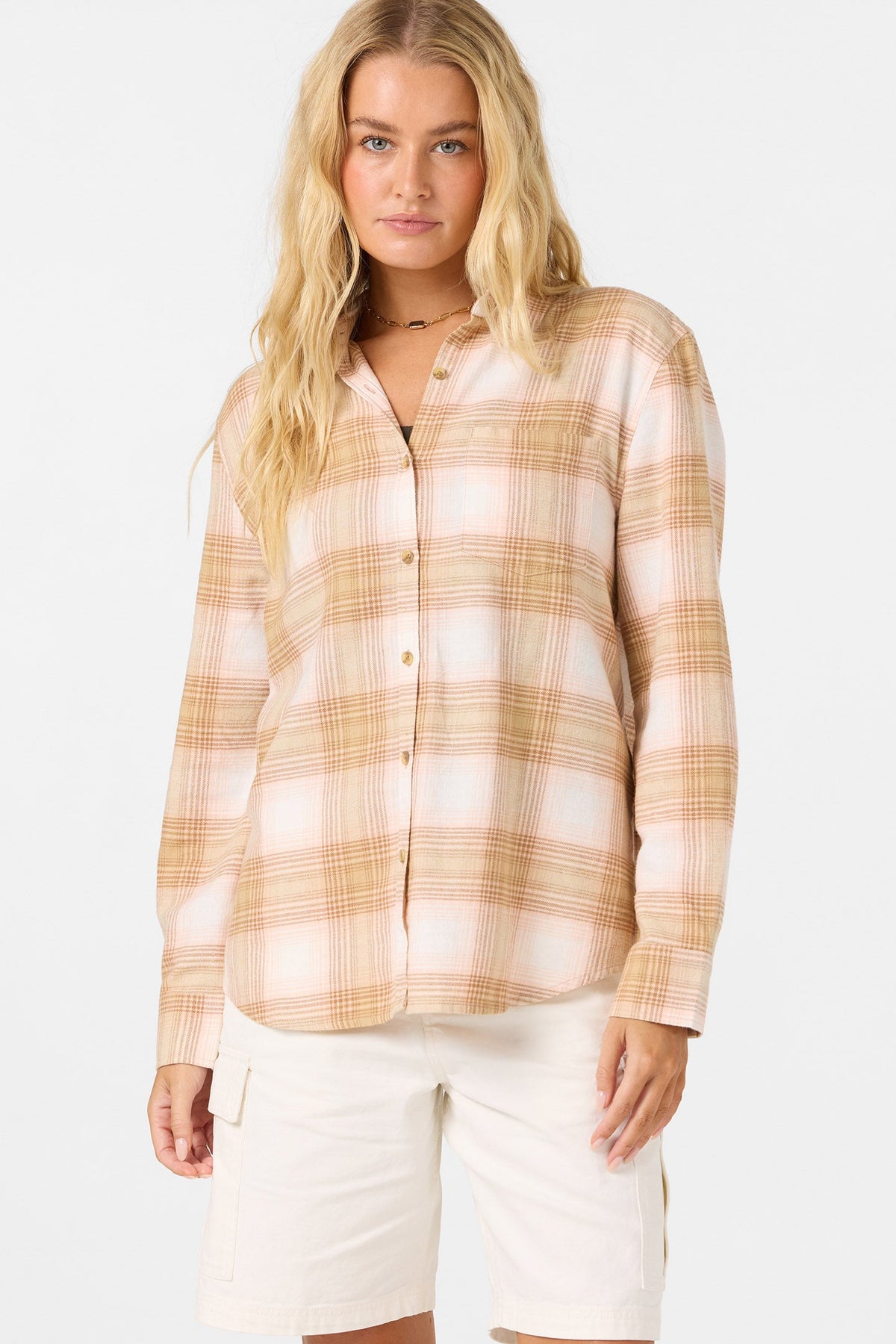 Logan Flannel Long Sleeve Top