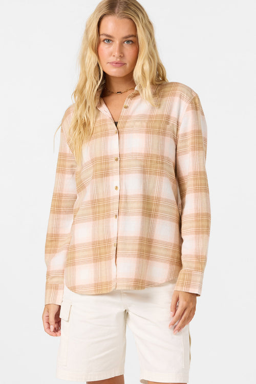 Logan Flannel Long Sleeve Top