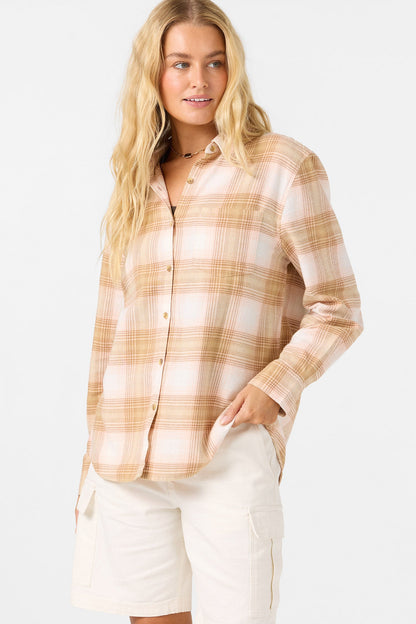 Logan Flannel Long Sleeve Top