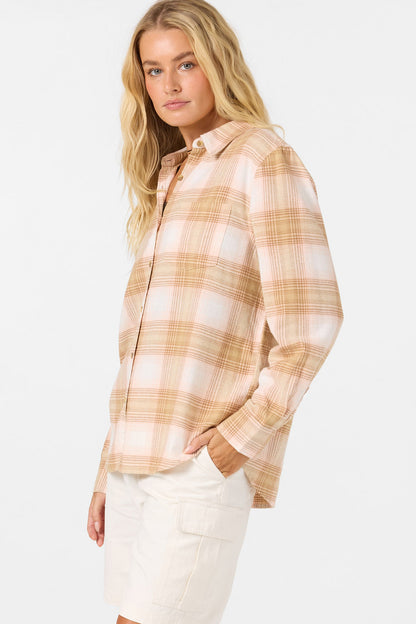 Logan Flannel Long Sleeve Top