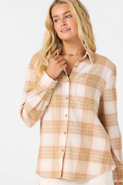 Logan Flannel Long Sleeve Top