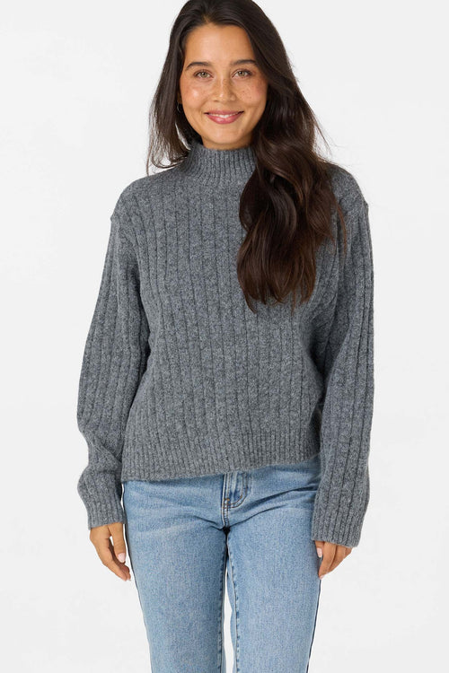 Cypress Mockneck Long Sleeve Sweater