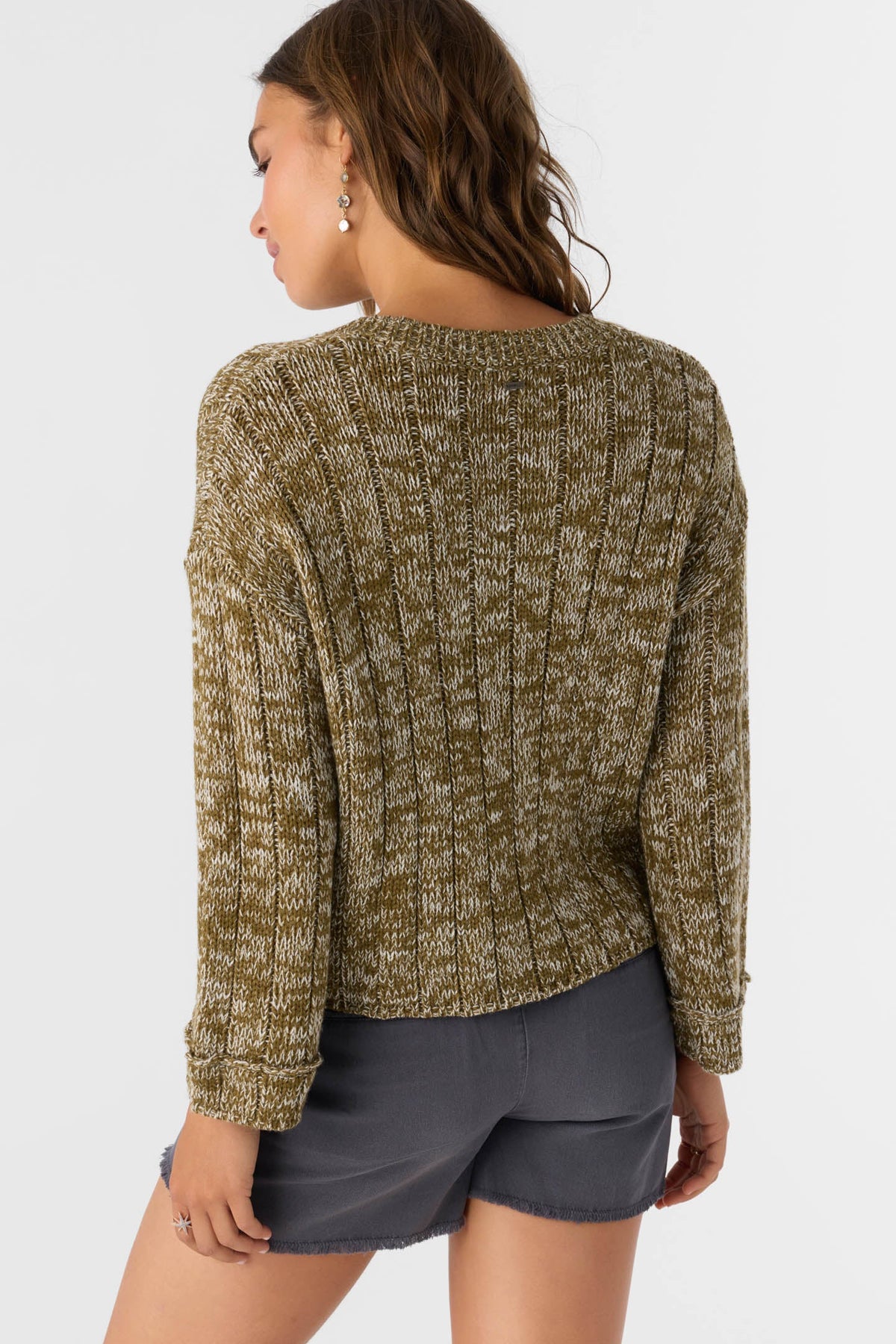 Oceanfront Henley Long Sleeve Sweater