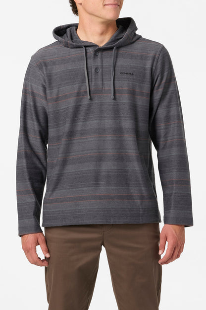 Bavaro Stripe Poncho Pullover Fleece