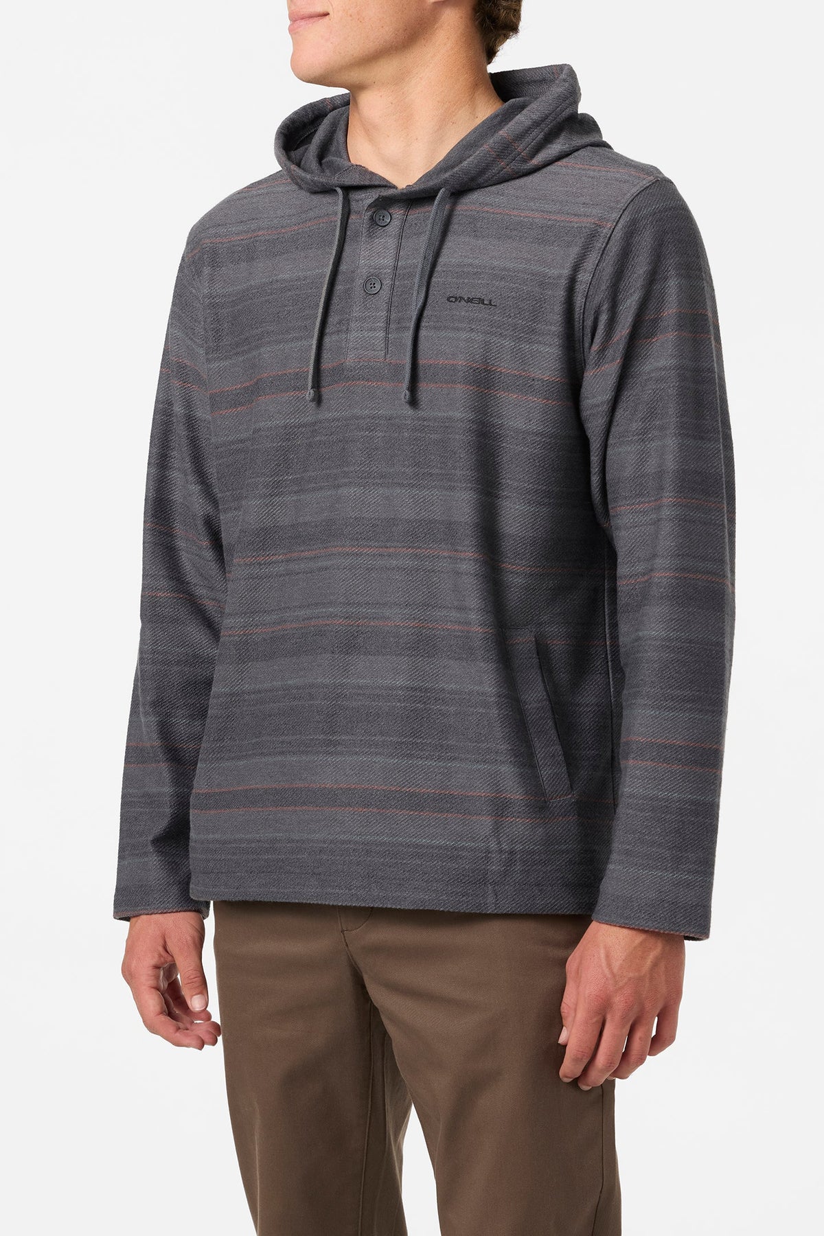 Bavaro Stripe Poncho Pullover Fleece