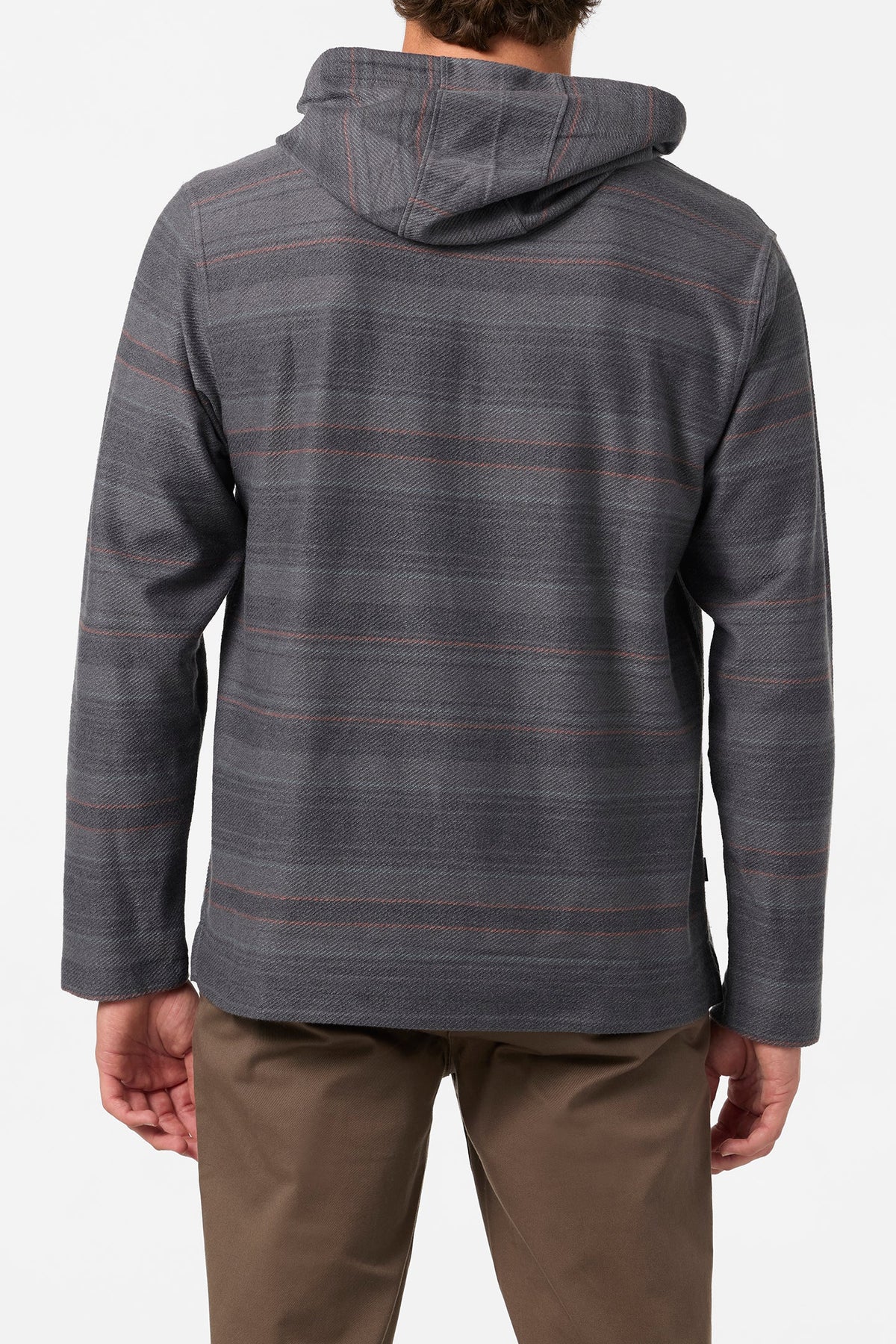 Bavaro Stripe Poncho Pullover Fleece