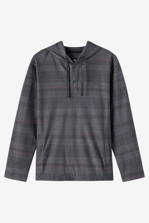Bavaro Stripe Poncho Pullover Fleece