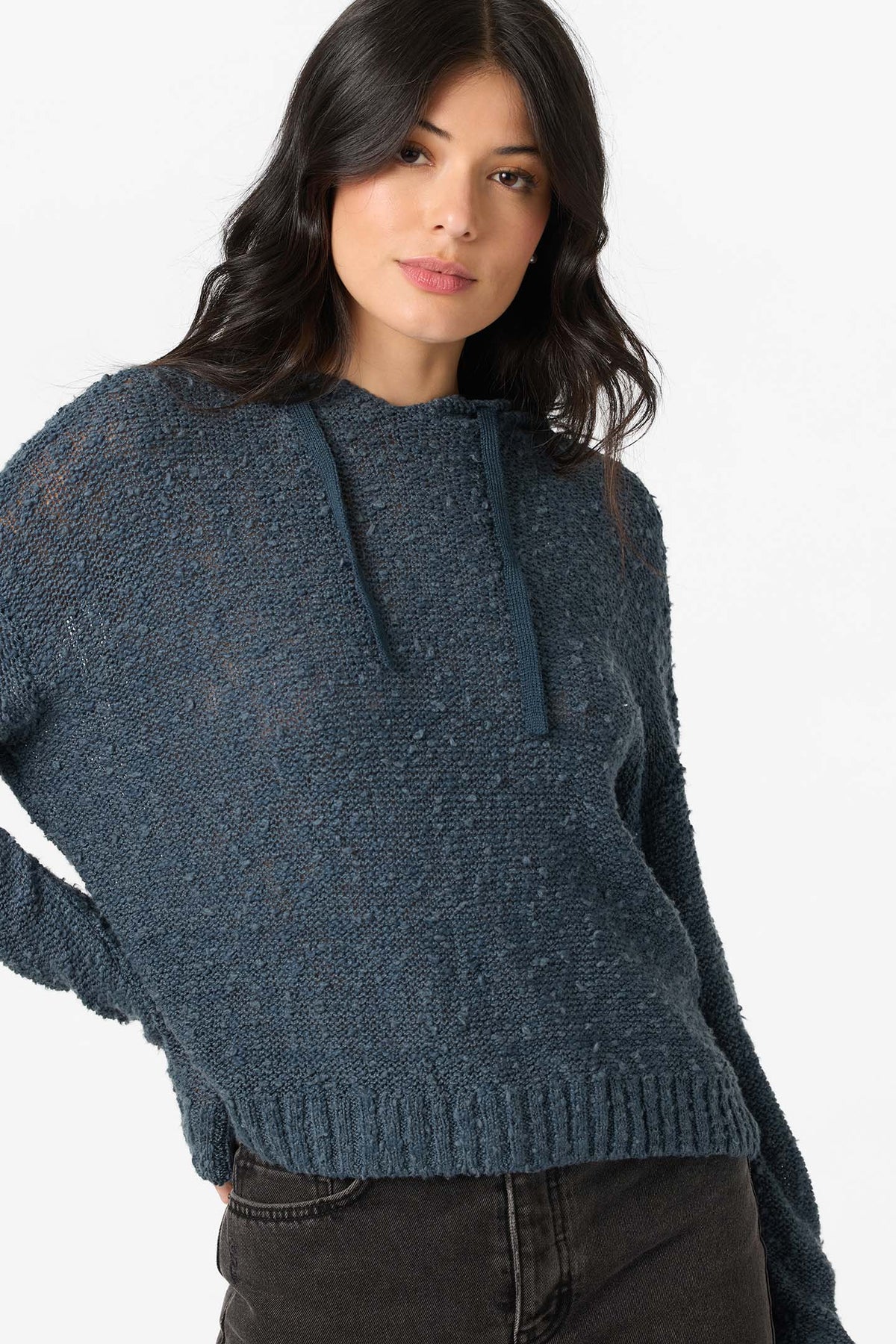 Jayne Solid Long Sleeve Sweater