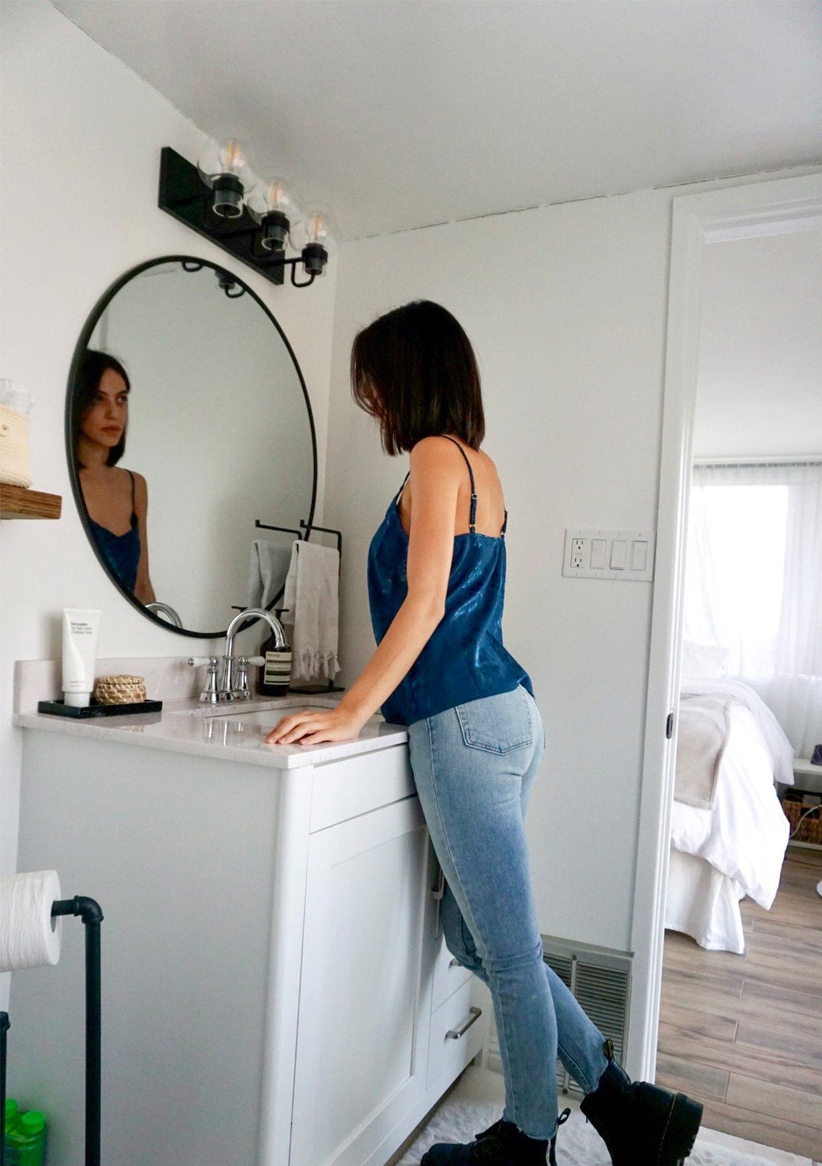 Jane Floral Jacquard Cami