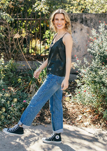 Jane Floral Jacquard Cami
