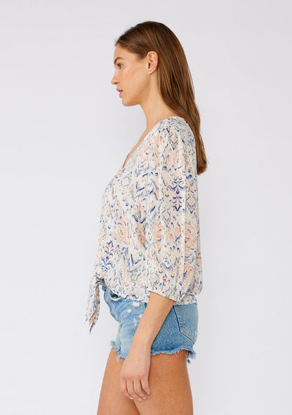 Bara Tie Front Top