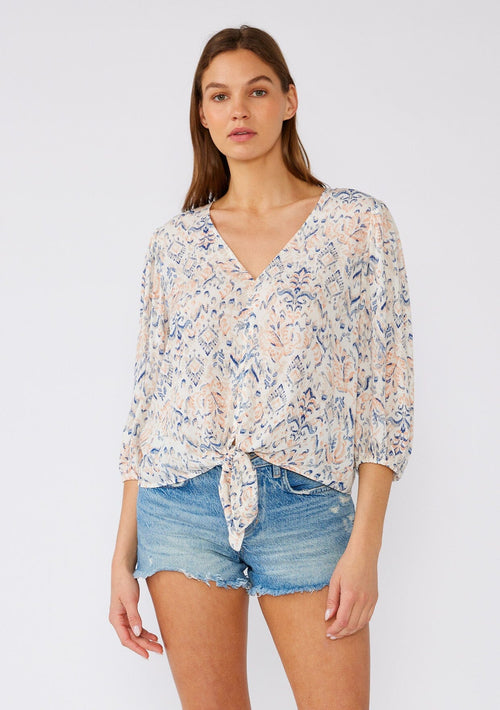 Bara Tie Front Top