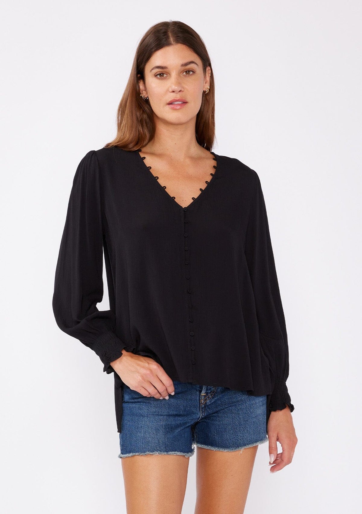 Kasia Button Front Blouse