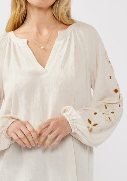 Driftwood Embroidered Blouse