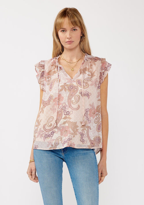 Sunrose Ruffle Top