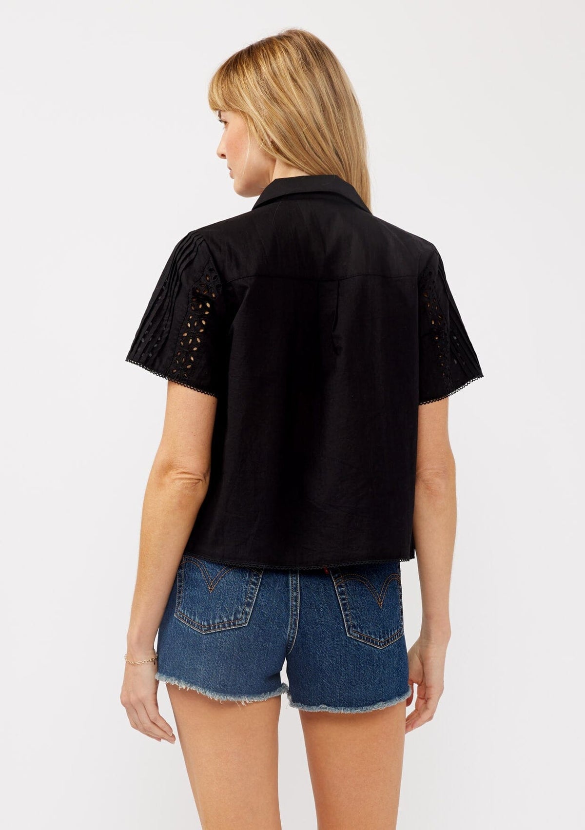 Varya Floral Eyelet Shirt