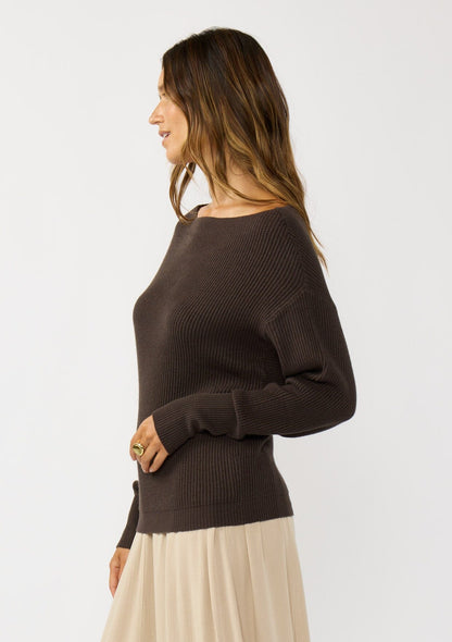 Snuggle Up Off Shoulder Sweater