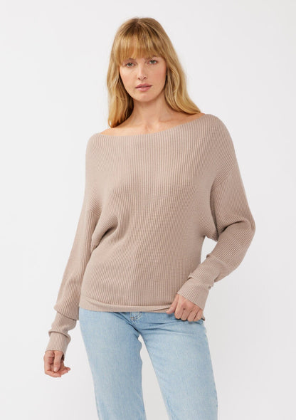 Snuggle Up Off Shoulder Sweater