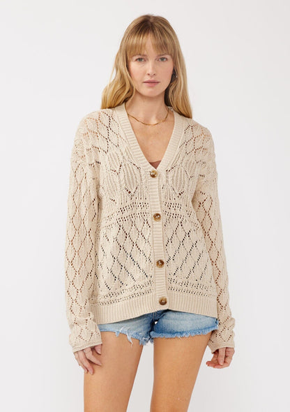 Out and About Pointelle Cardigan