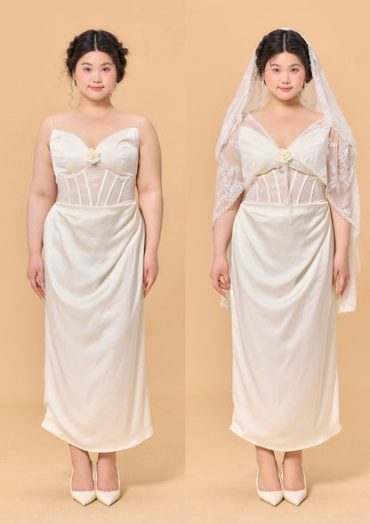 （US Exclusive）Curve & Plus "Enchanted" Corset Dress