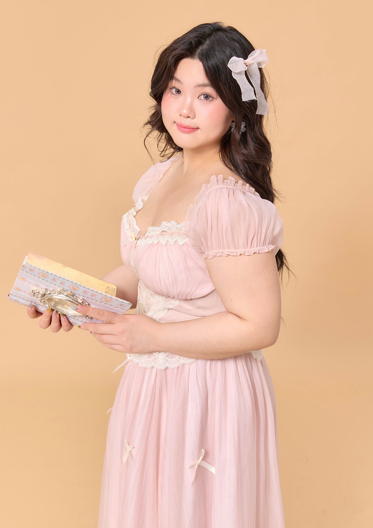 （US Exclusive）Curve & Plus Pink Mist Fairy Dress