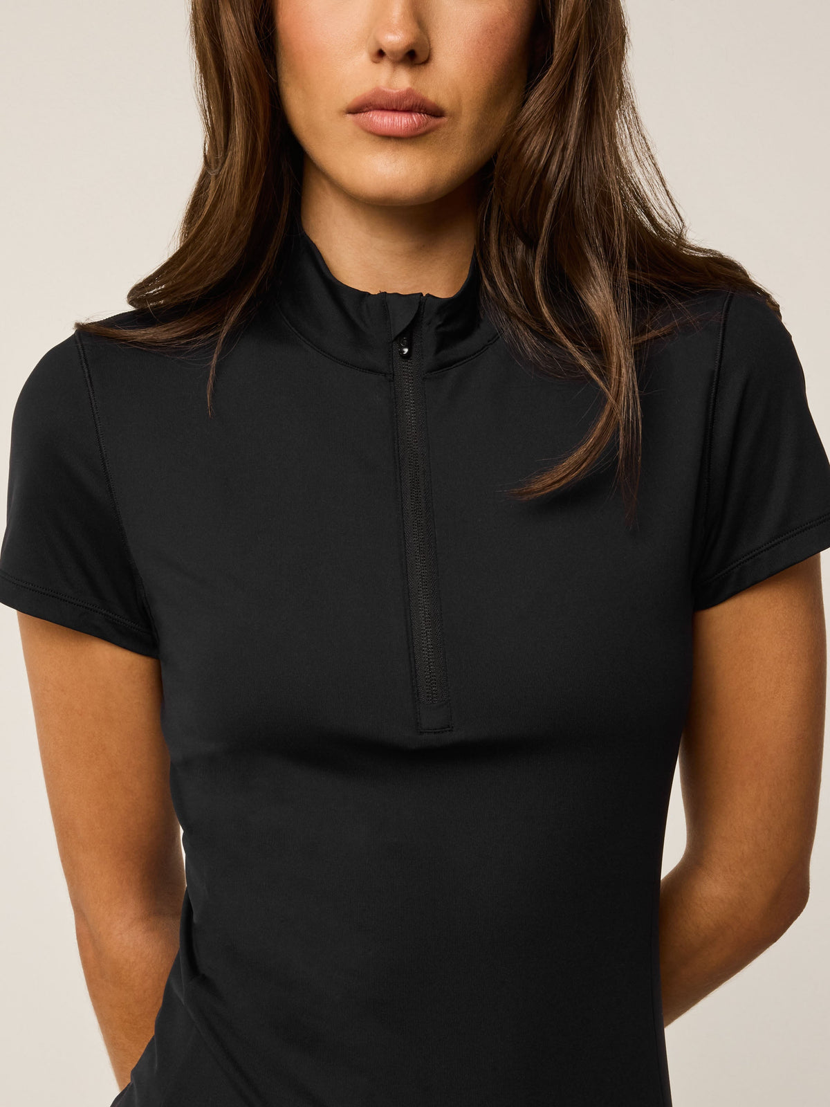 Halley Short Sleeve Quarter-Zip
