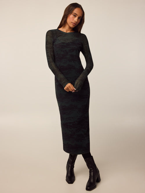 Huntress Toile Mesh Dress