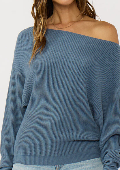 Snuggle Up Off Shoulder Sweater