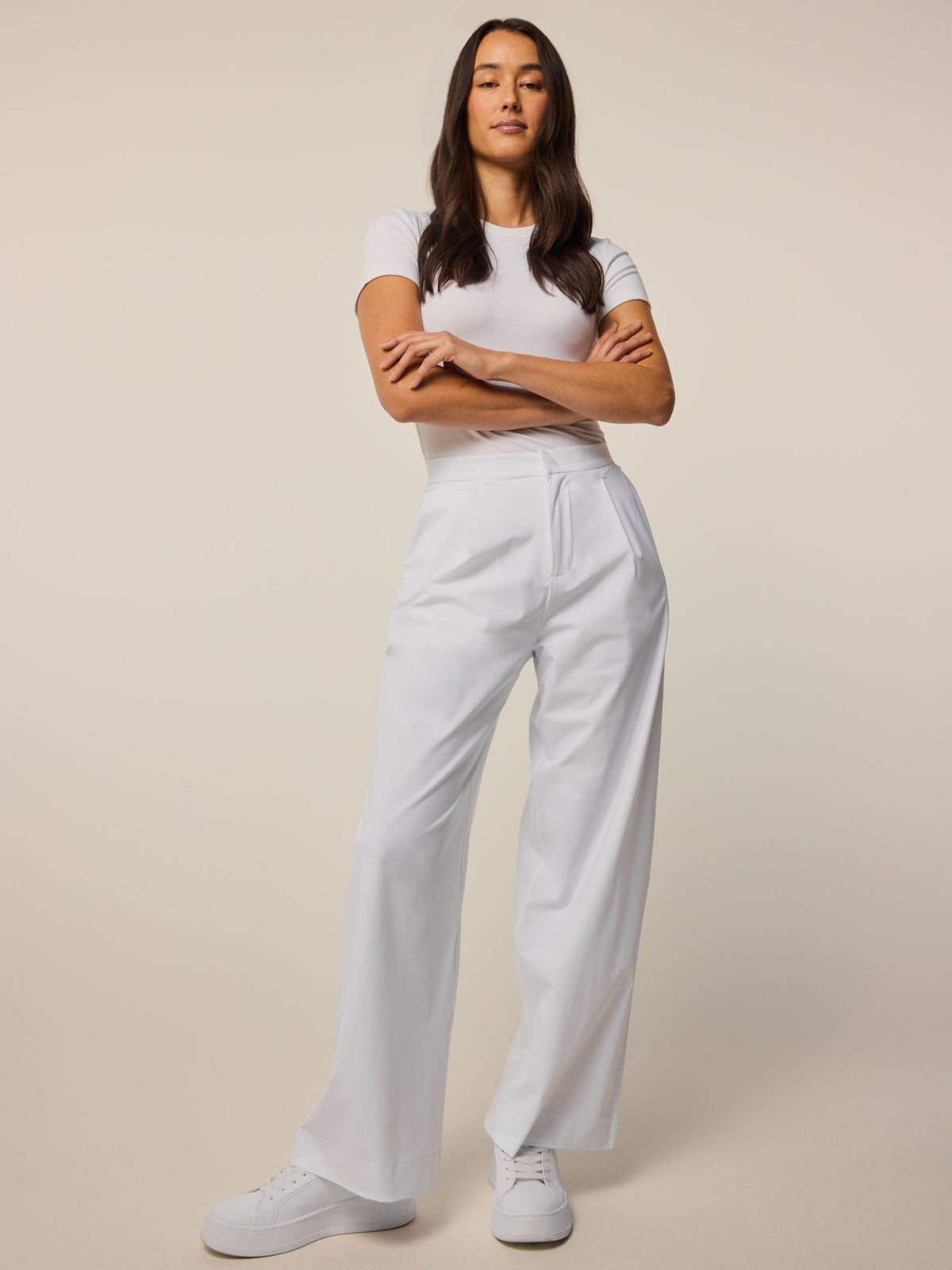29.5" Phoenix Wide Leg Pleated Trouser