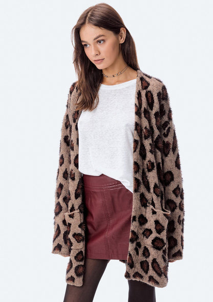 Lux Leopard Cardigan