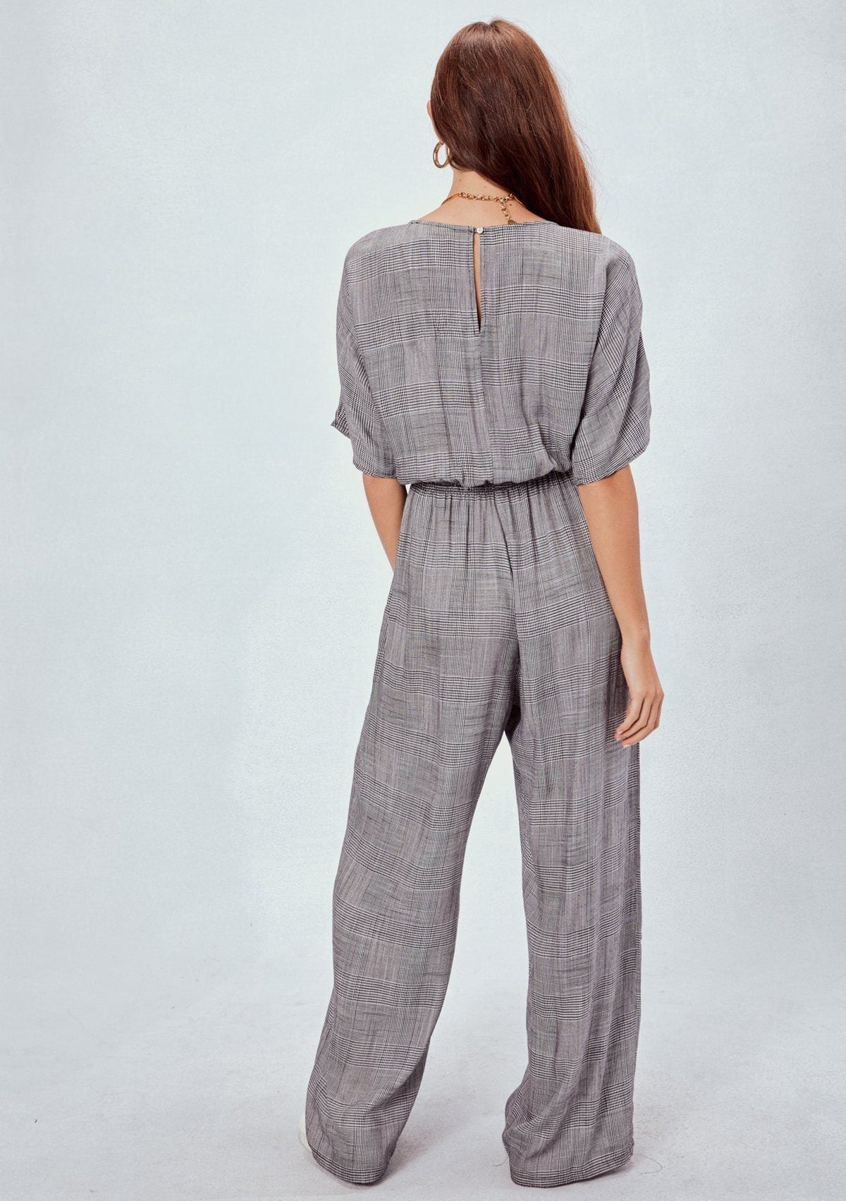 Marcela Plaid Jumpsuit