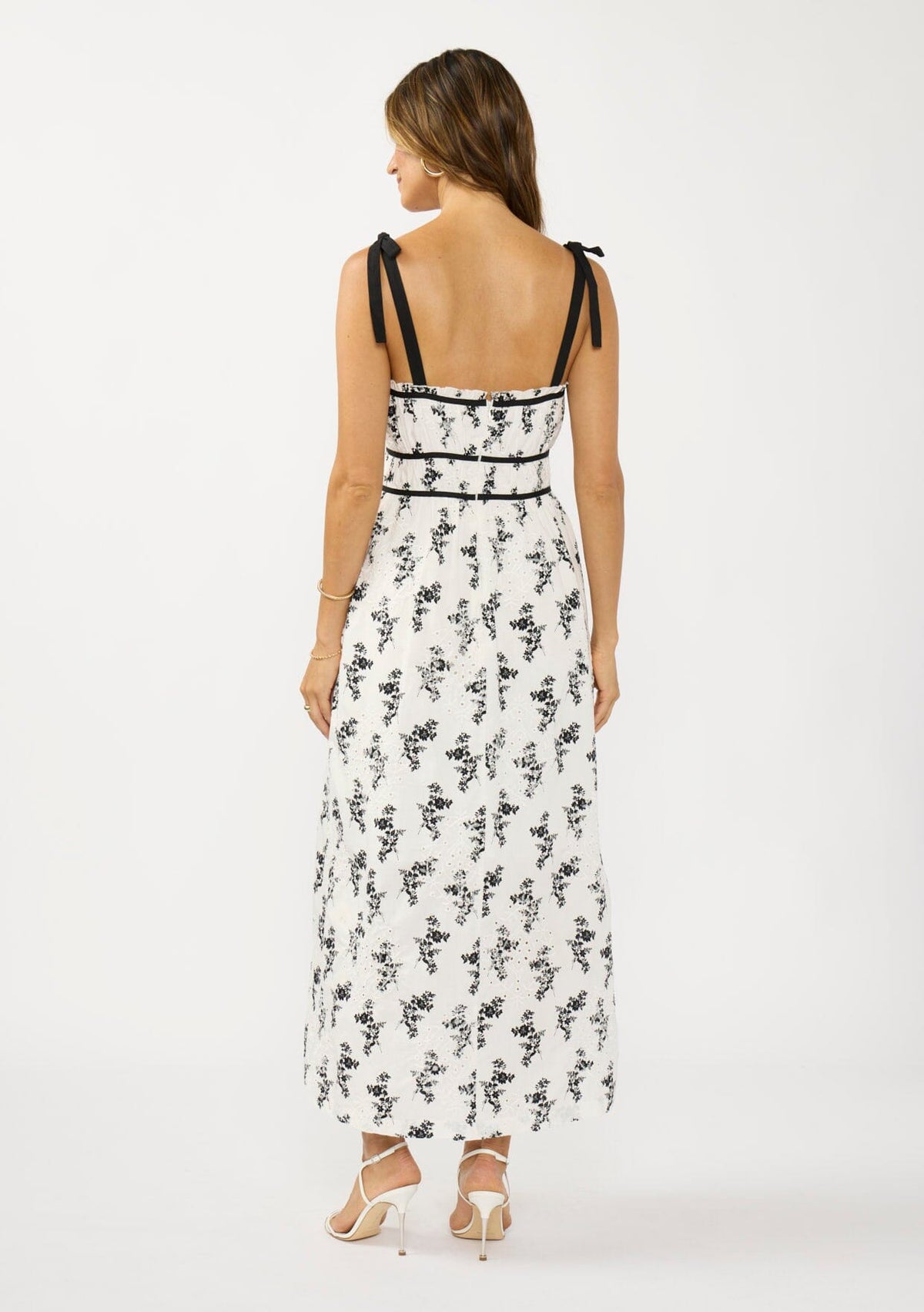 Nola Eyelet Midi Dress