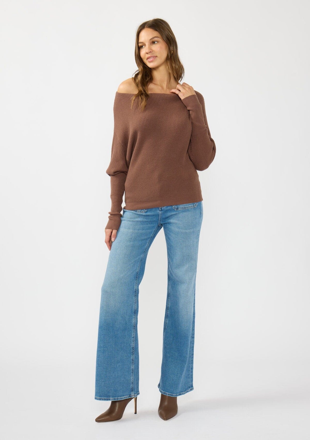 Snuggle Up Off Shoulder Sweater