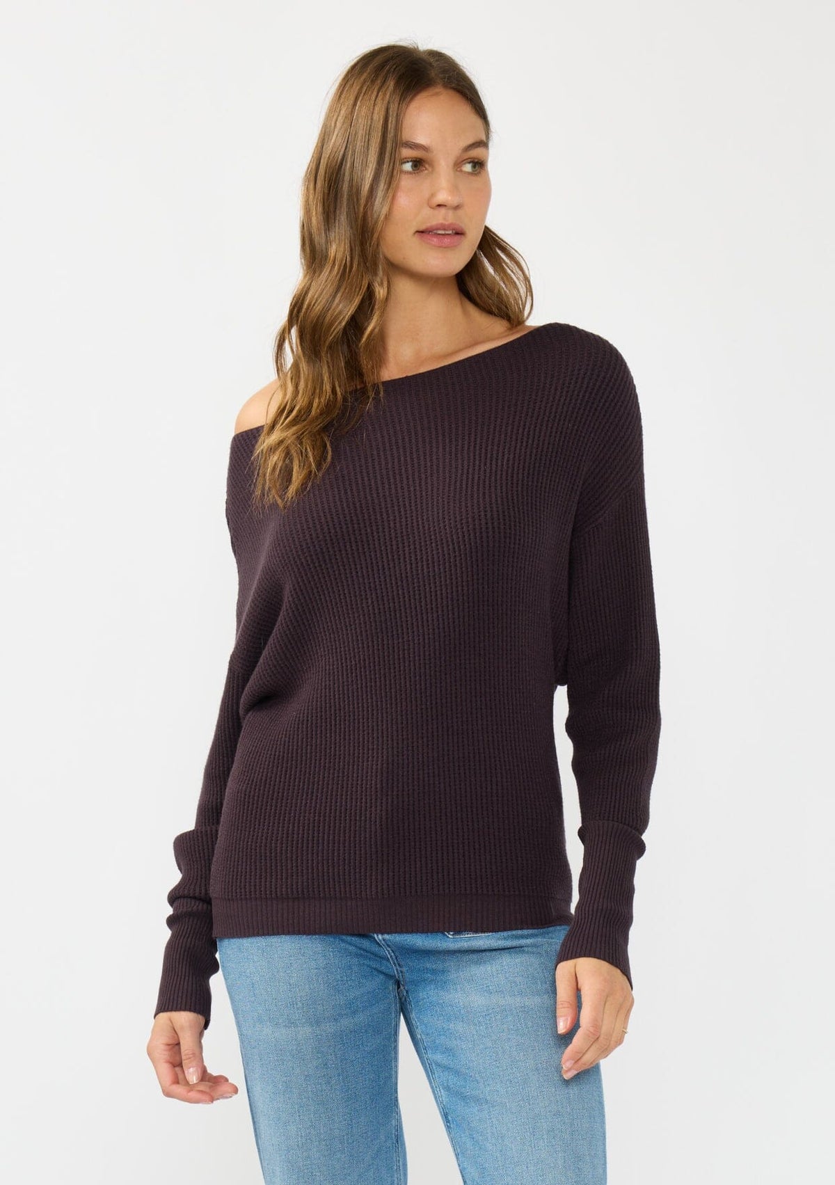Snuggle Up Off Shoulder Sweater