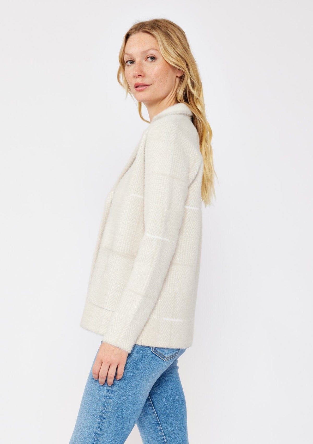 Celine Fuzzy Coatigan