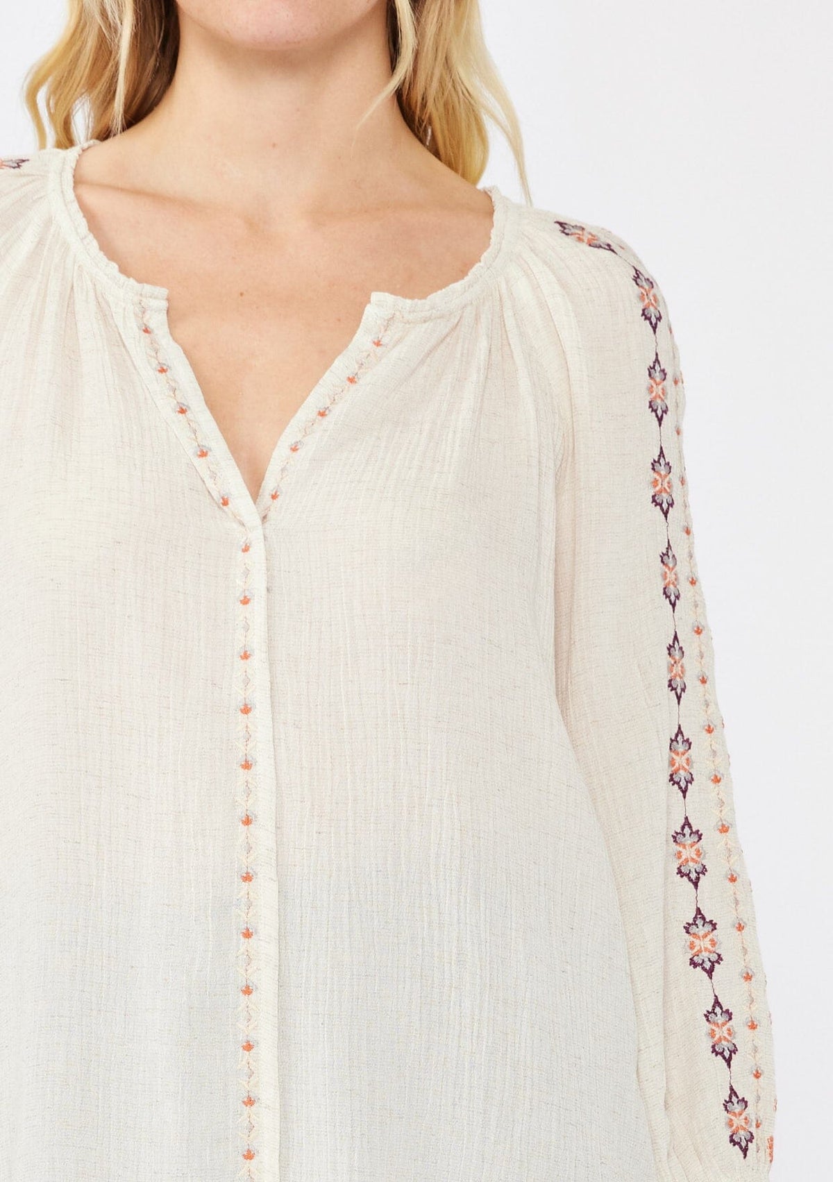 Nessie Embroidered Blouse