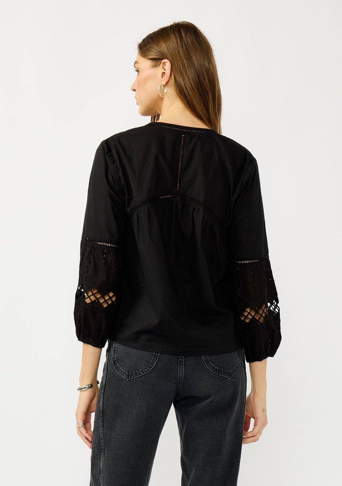 Rosalia Tie Front Top