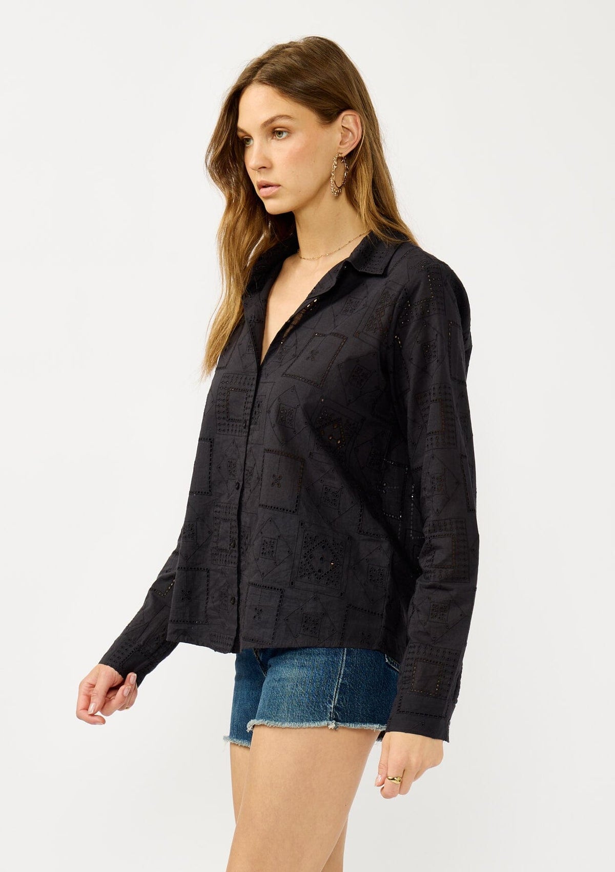 Anya Eyelet Shirt