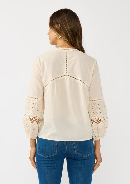 Rosalia Tie Front Top