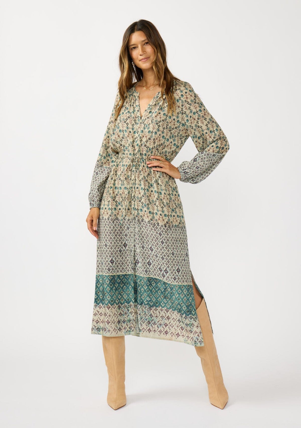 Garden Gate Midi Dress