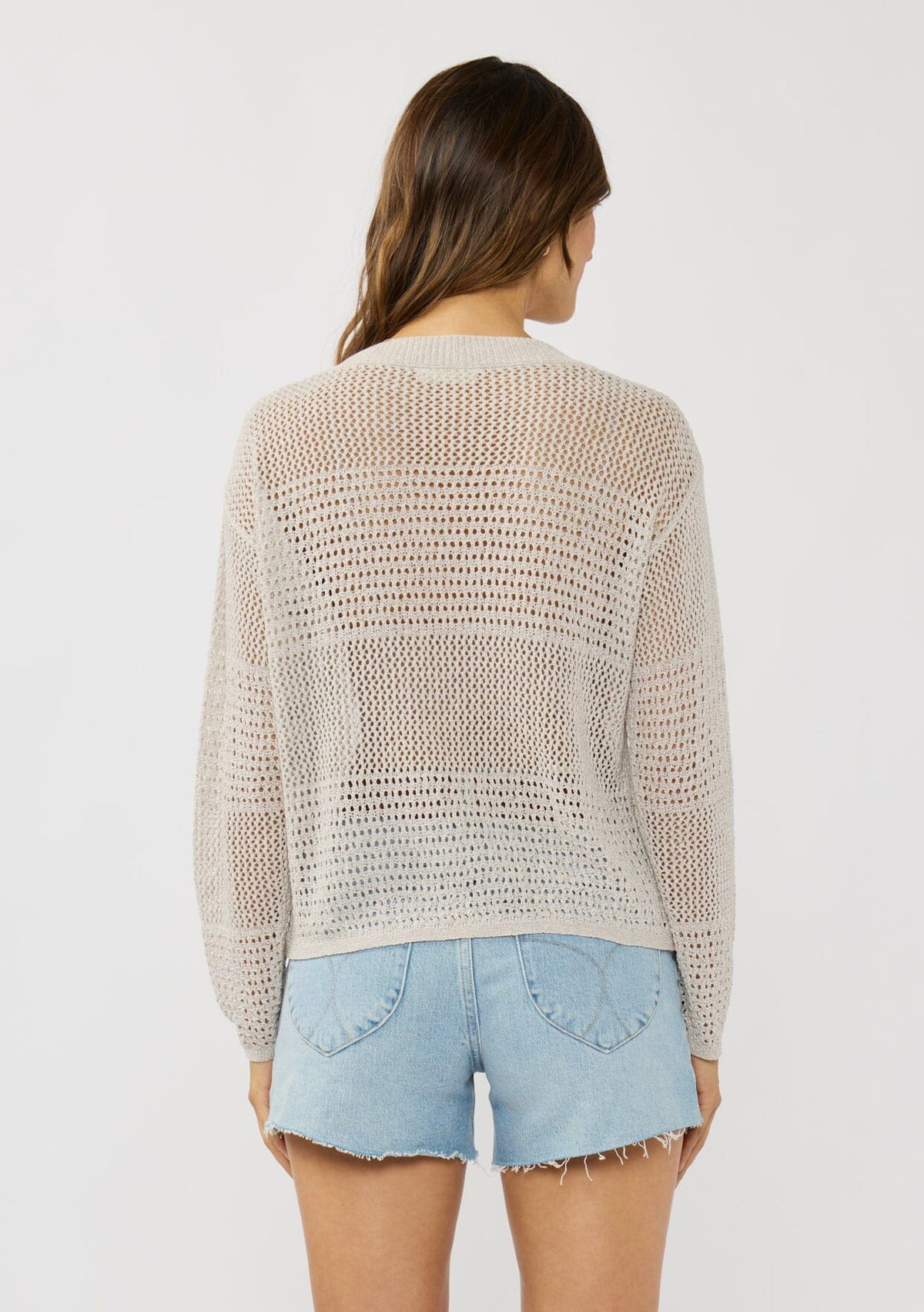 Amaya Metallic Knit Top
