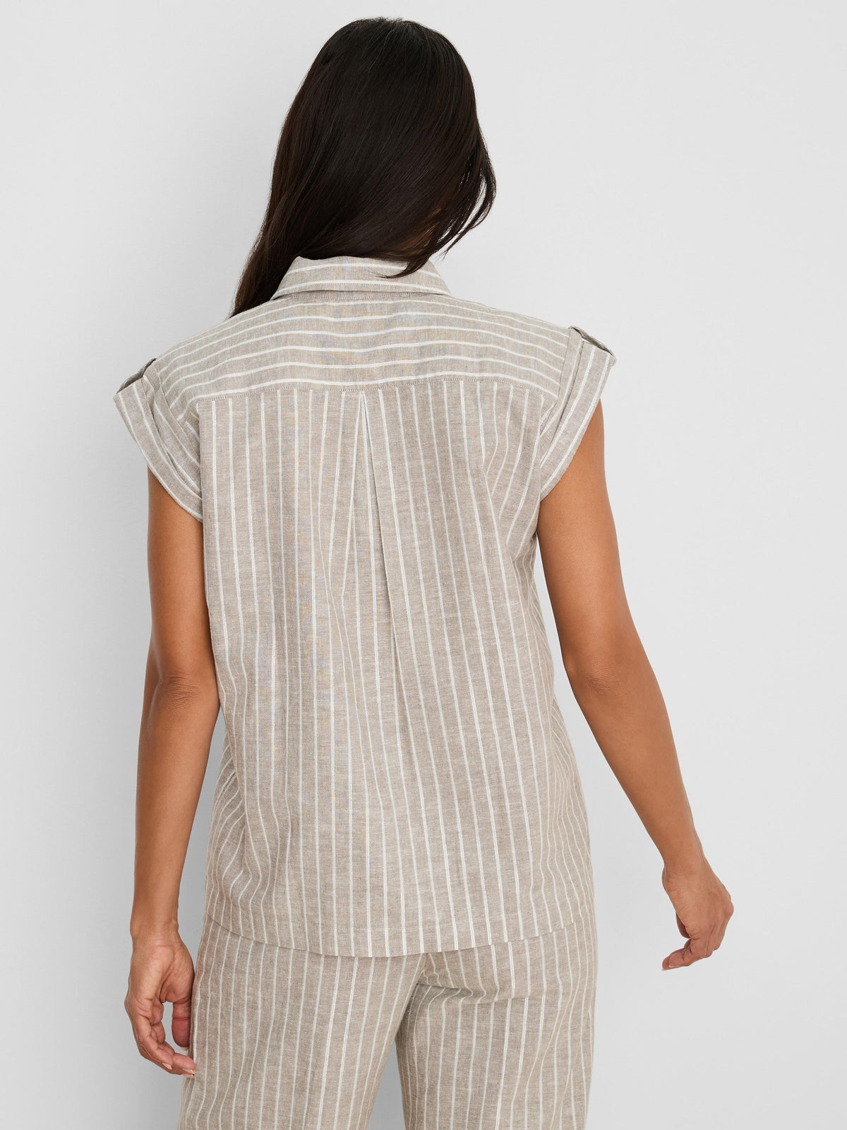 Lurex Linen Resort Shirt