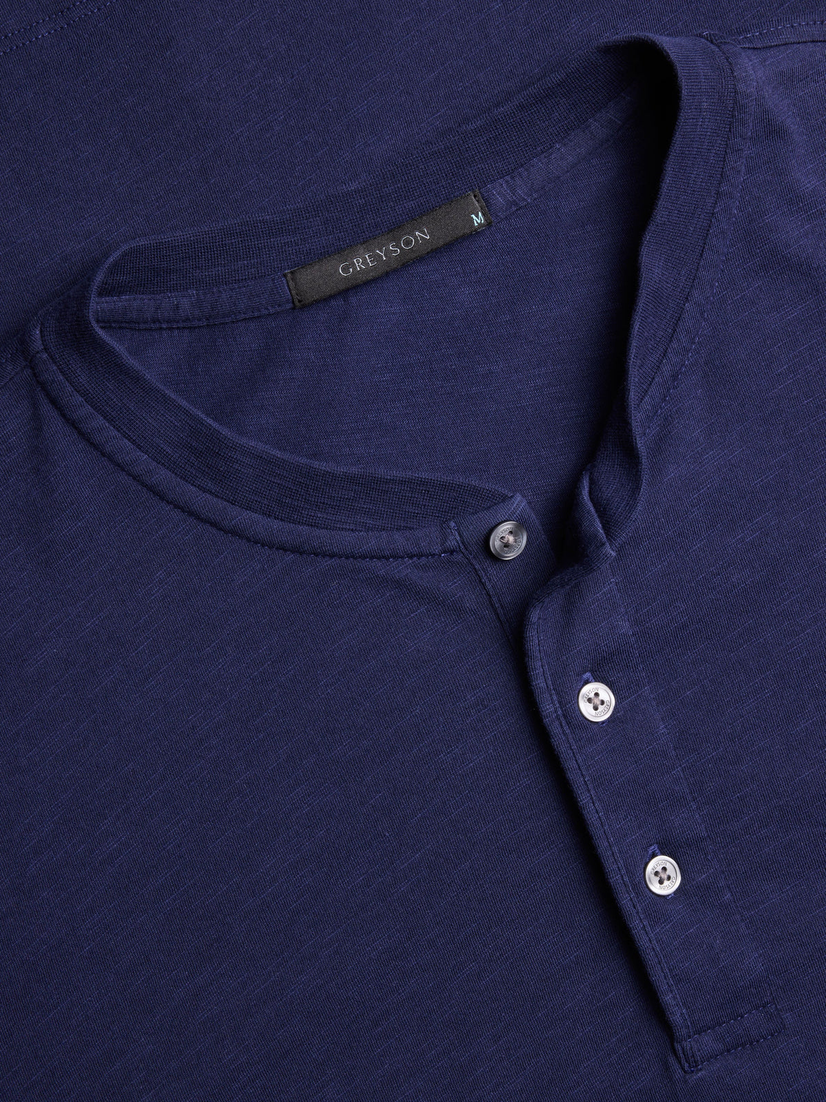Alpha Slub Long Sleeve Henley