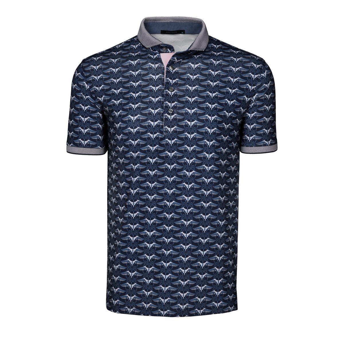 Silver Stilt Short Sleeve Polo