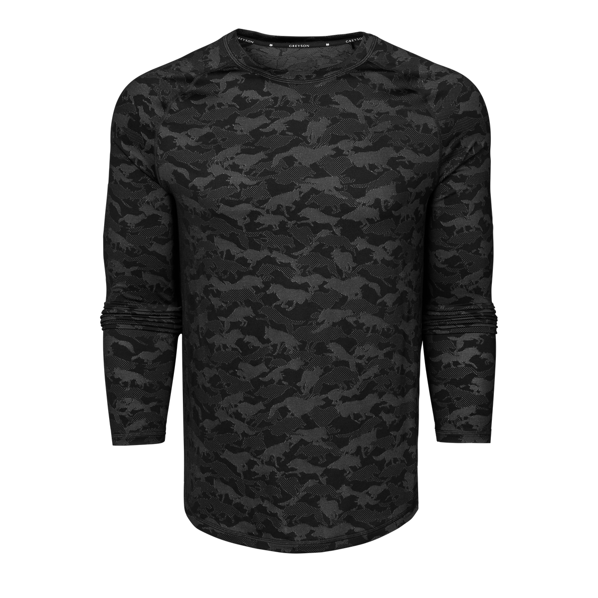 Kennebec Wolfpack Camo Long Sleeve Sport Tee