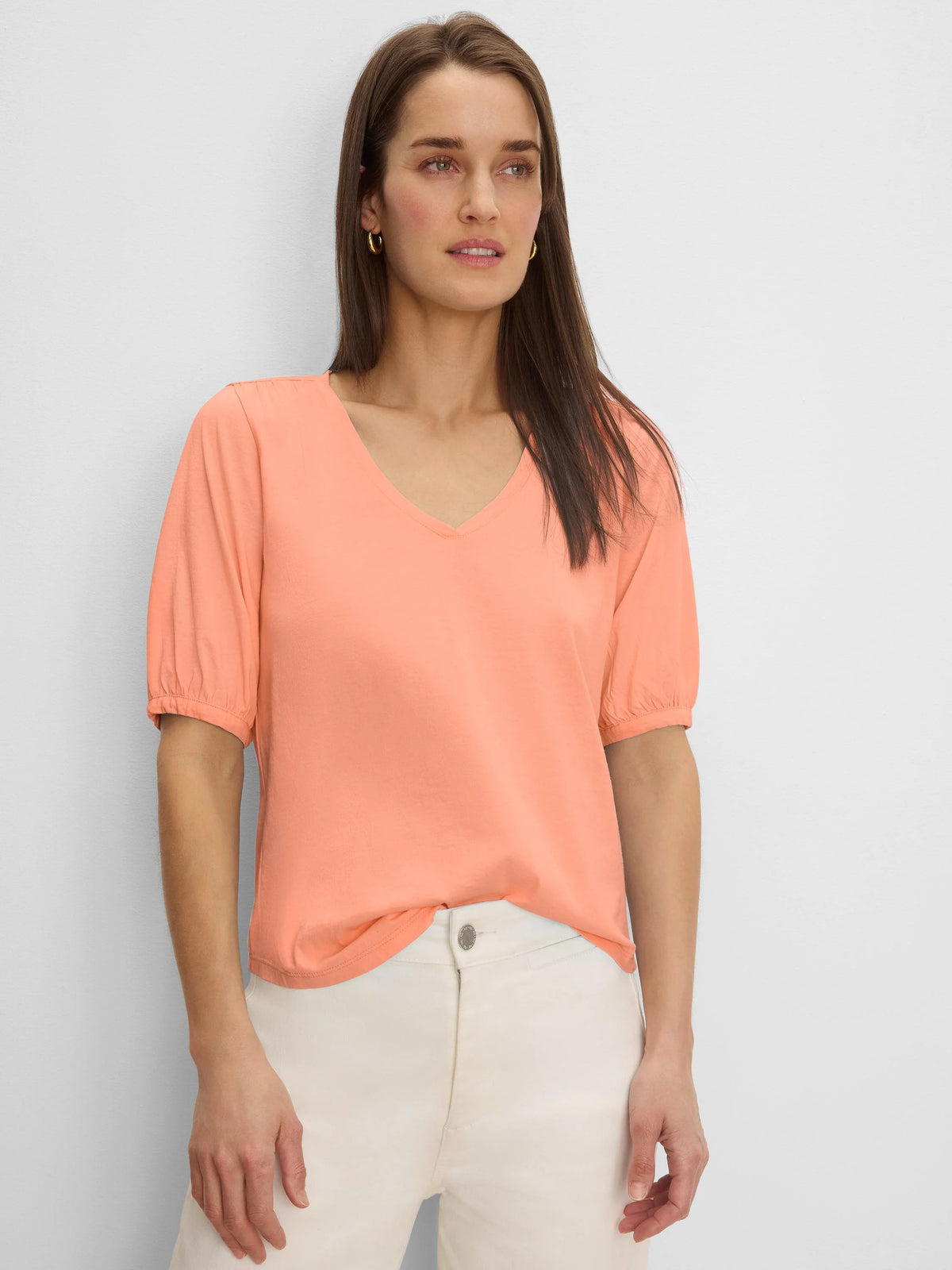 NZT Elbow Sleeve V-Neck Tee