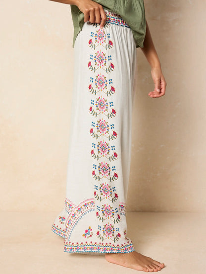 Cece Wide Leg Pants - Ivory