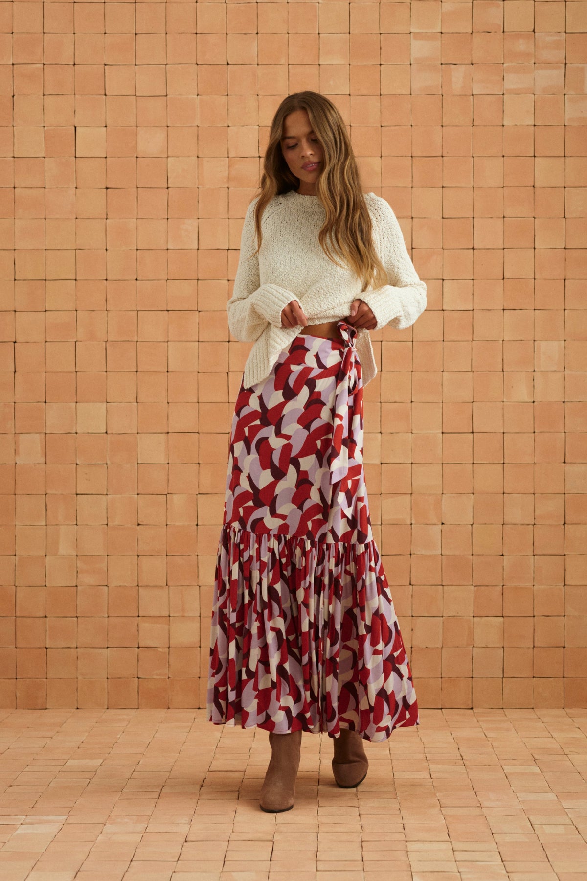 Pixie Skirt In Sweet Pea